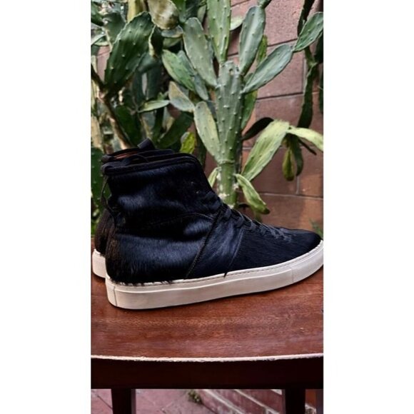 Daniel Patrick Men's Hightop Black Shoes Size 10 Pre-Owned! - Picture 4 of 8